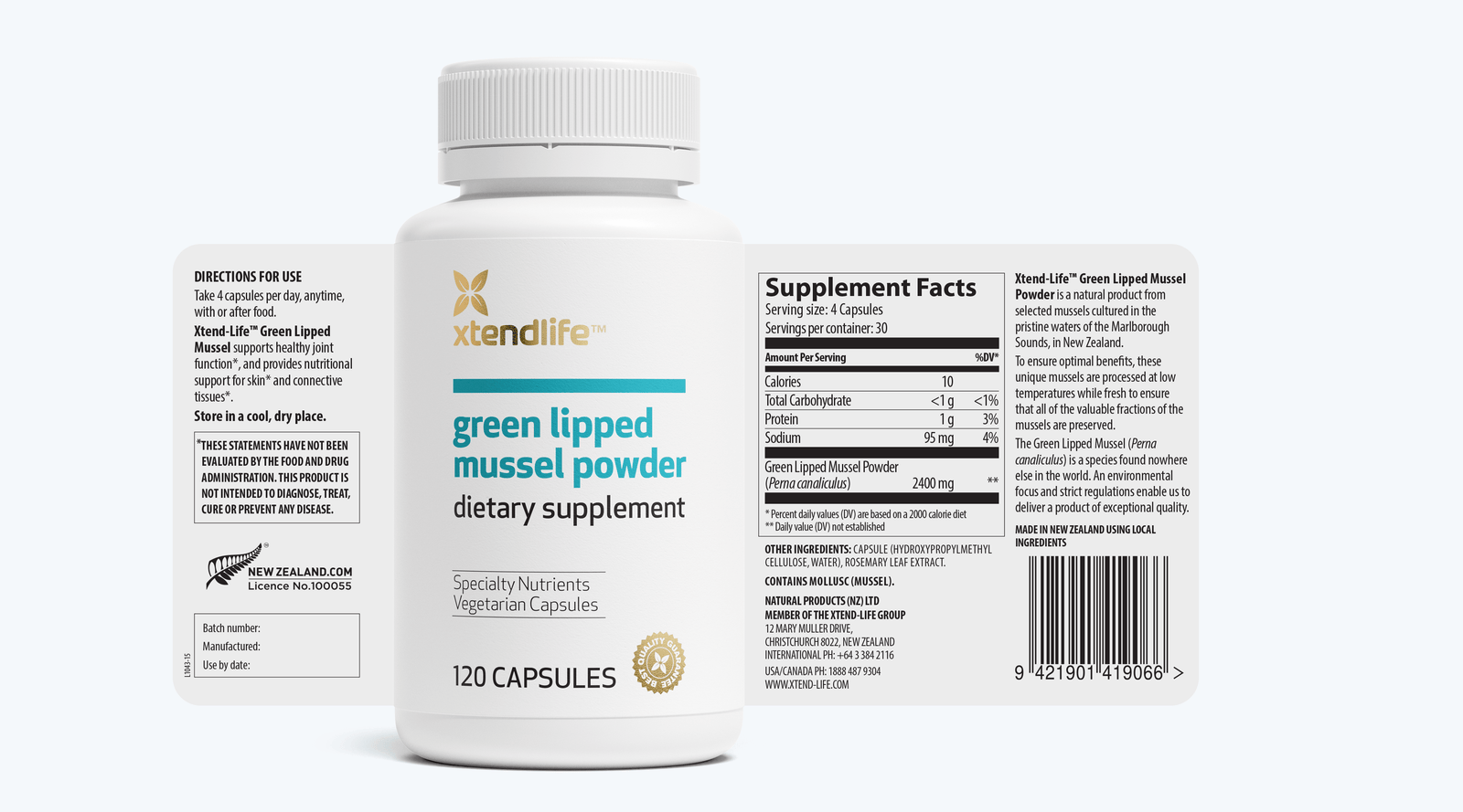 Green Lipped Mussel Powder