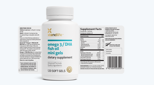 Omega 3 / DHA Fish Oil Mini Gels
