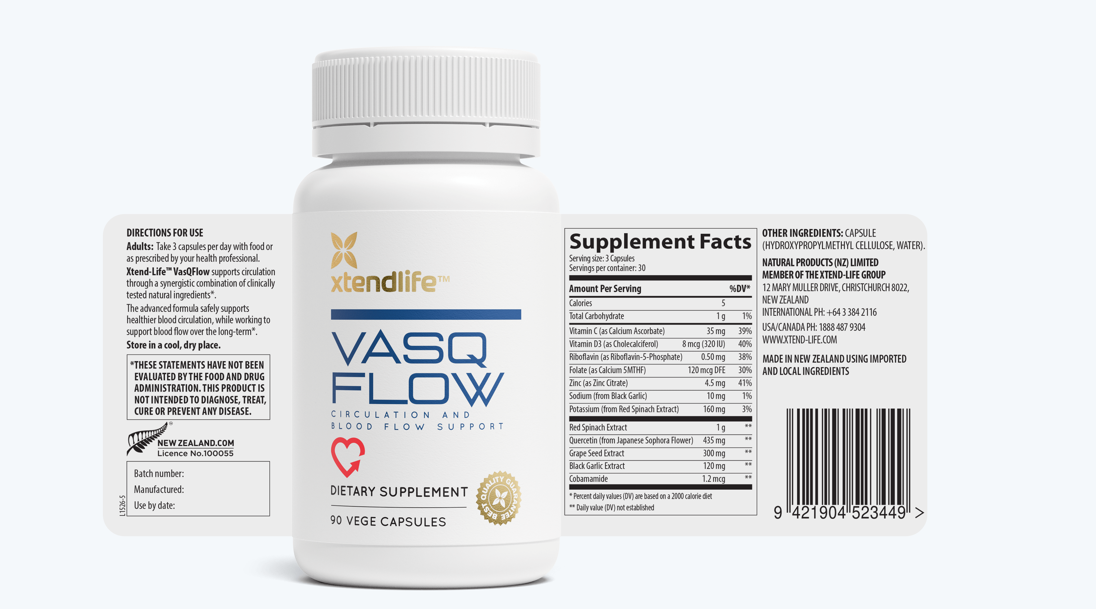 VasQFlow - Nitric Oxide Booster